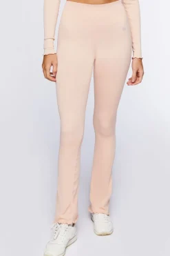 Active Seamless Lettuce-Edge Flare Leggings