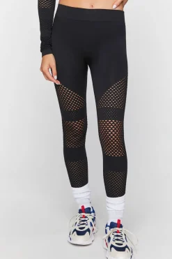 Active Seamless Netted Leggings