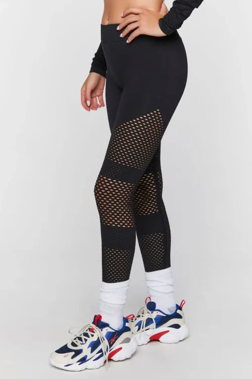 Active Seamless Netted Leggings