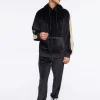 Active Side-Striped Velour Joggers