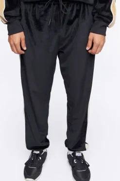 Active Side-Striped Velour Joggers