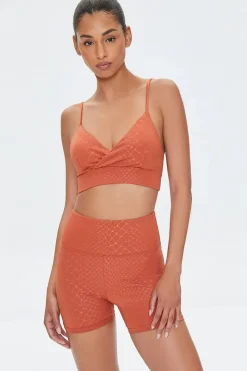 Active Snake Print Biker Shorts