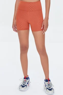Active Snake Print Biker Shorts