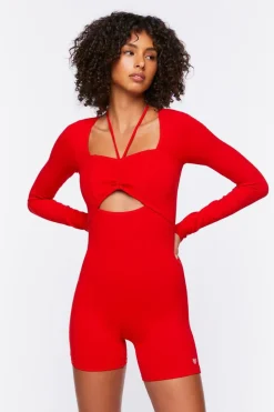 Active Strappy Cutout Romper