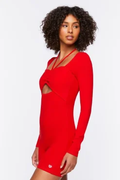 Active Strappy Cutout Romper