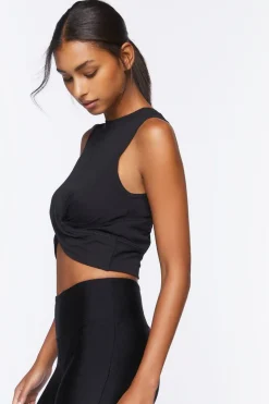 Active Twisted Crop Top