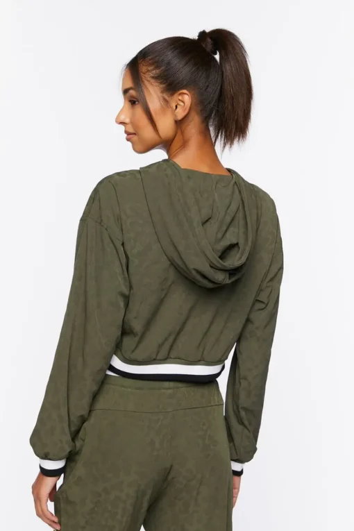 Active Varsity-Striped Anorak
