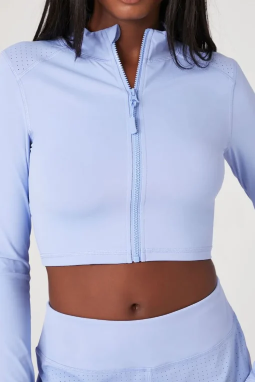 Active Zip-Up Cropped Jacket