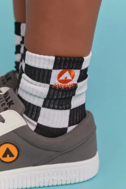 Airwalk Checkered Crew Socks