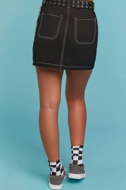 Airwalk Denim Mini Skirt