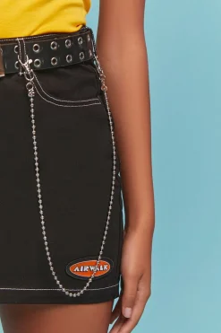 Airwalk Denim Mini Skirt