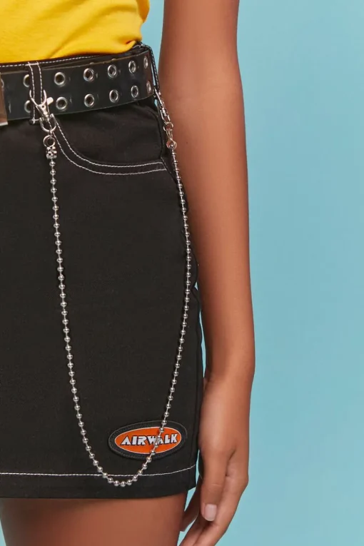 Airwalk Denim Mini Skirt