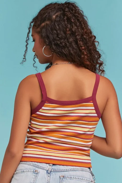 Airwalk Graphic Striped Cami