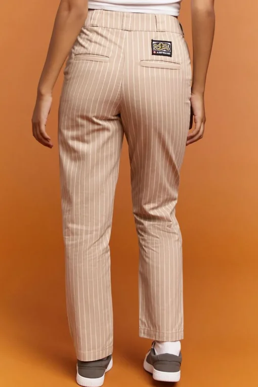 Airwalk Pinstriped Twill Pants