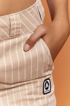 Airwalk Pinstriped Twill Pants