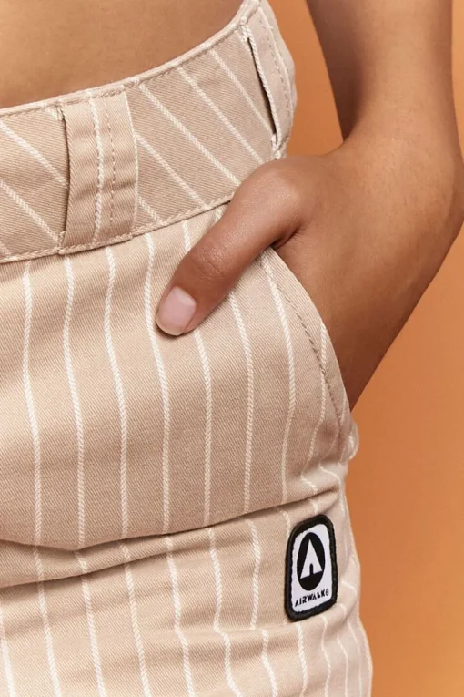 Airwalk Pinstriped Twill Pants