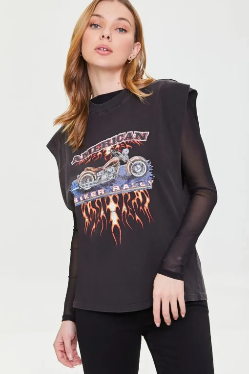 American Biker Rally Muscle Tee