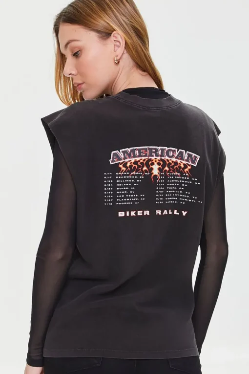 American Biker Rally Muscle Tee