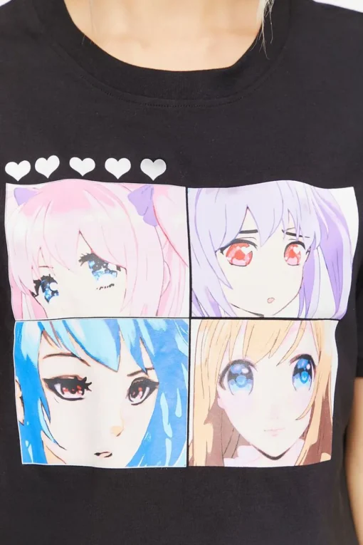 Anime Character Graphic Tee
