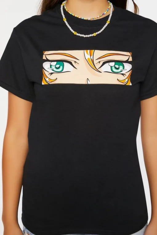 Anime Eye Graphic Tee