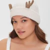 Antlers Pom Pom Beanie