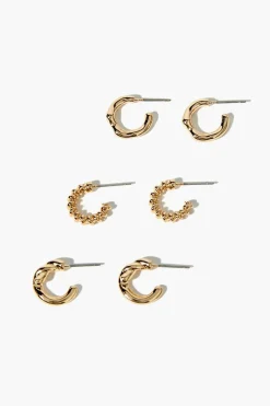 Assorted Hoop Earring Set
