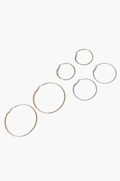 Assorted Hoop Earring Set