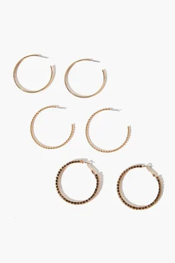 Assorted Hoop Earring Set