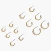 Assorted Hoop Earring Set