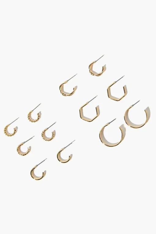 Assorted Hoop Earring Set