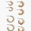 Assorted Hoop Earring Set