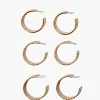 Assorted Hoop Earring Set