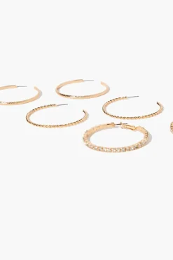 Assorted Hoop Earring Set