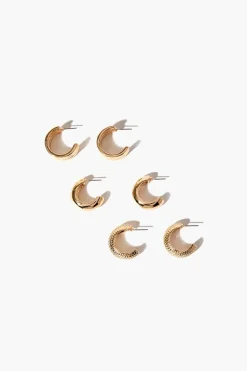 Assorted Hoop Earring Set
