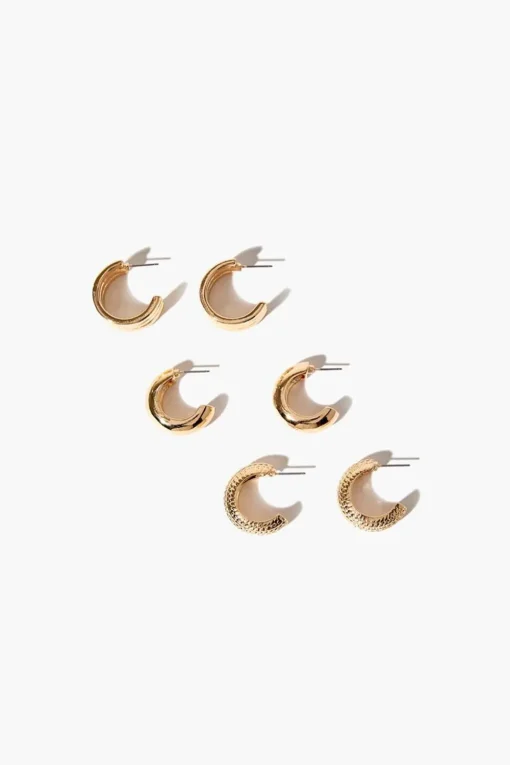 Assorted Hoop Earring Set