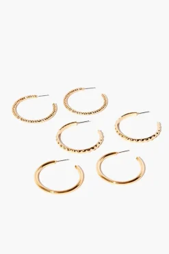 Assorted Hoop Earring Set