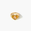 Astrology Heart Cocktail Ring