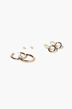 Ball & Hoop Earring Set