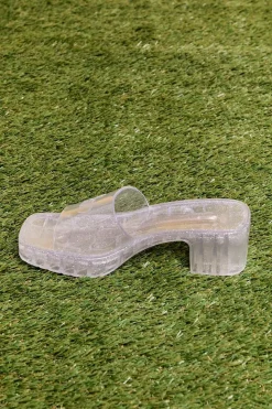 Barbie™ Glitter Jelly Block Heels