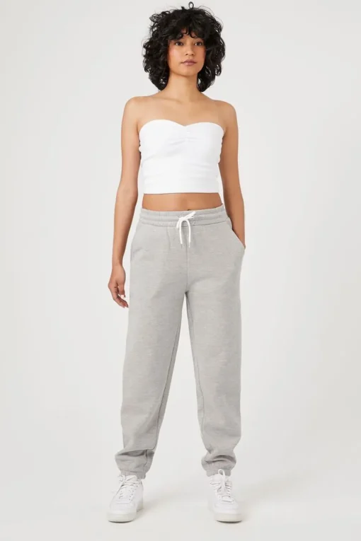 Basic Fleece Drawstring Joggers