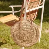 Basketwoven Straw Tote Bag