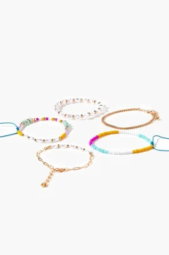 Bead & Chain Bracelet Set