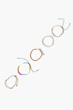 Bead & Chain Bracelet Set