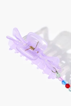 Beaded Chain Claw Hair Clip