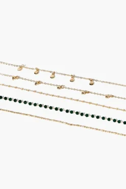 Beaded Charm Bracelet Set
