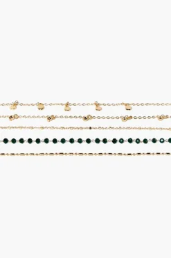 Beaded Charm Bracelet Set