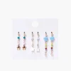 Beaded Drop Earring Set