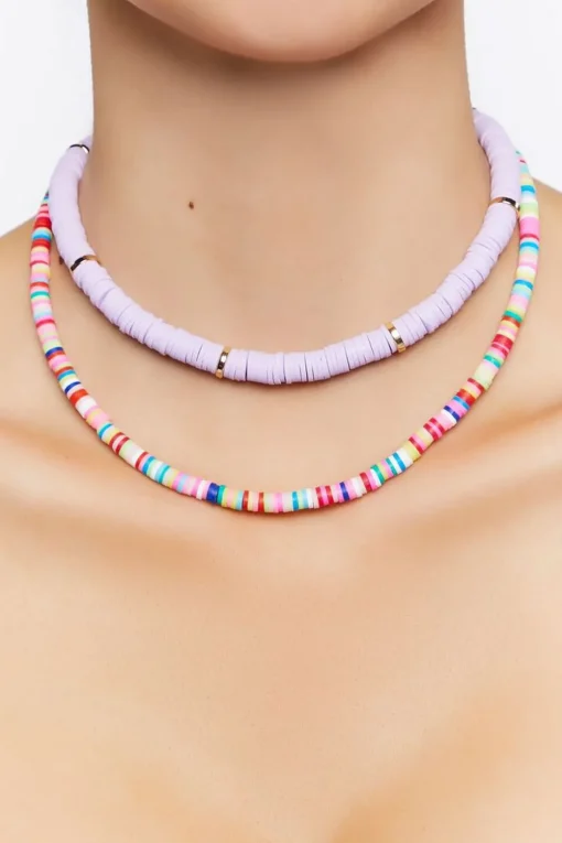 Beaded Layered Necklace Set