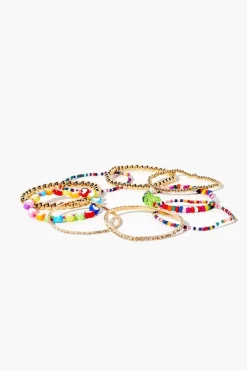 Beaded Stretch Bracelet Set