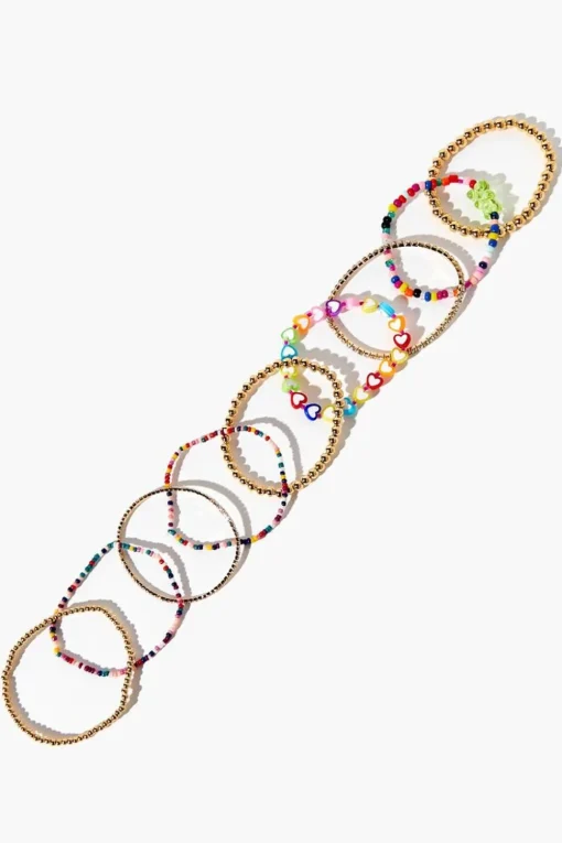 Beaded Stretch Bracelet Set